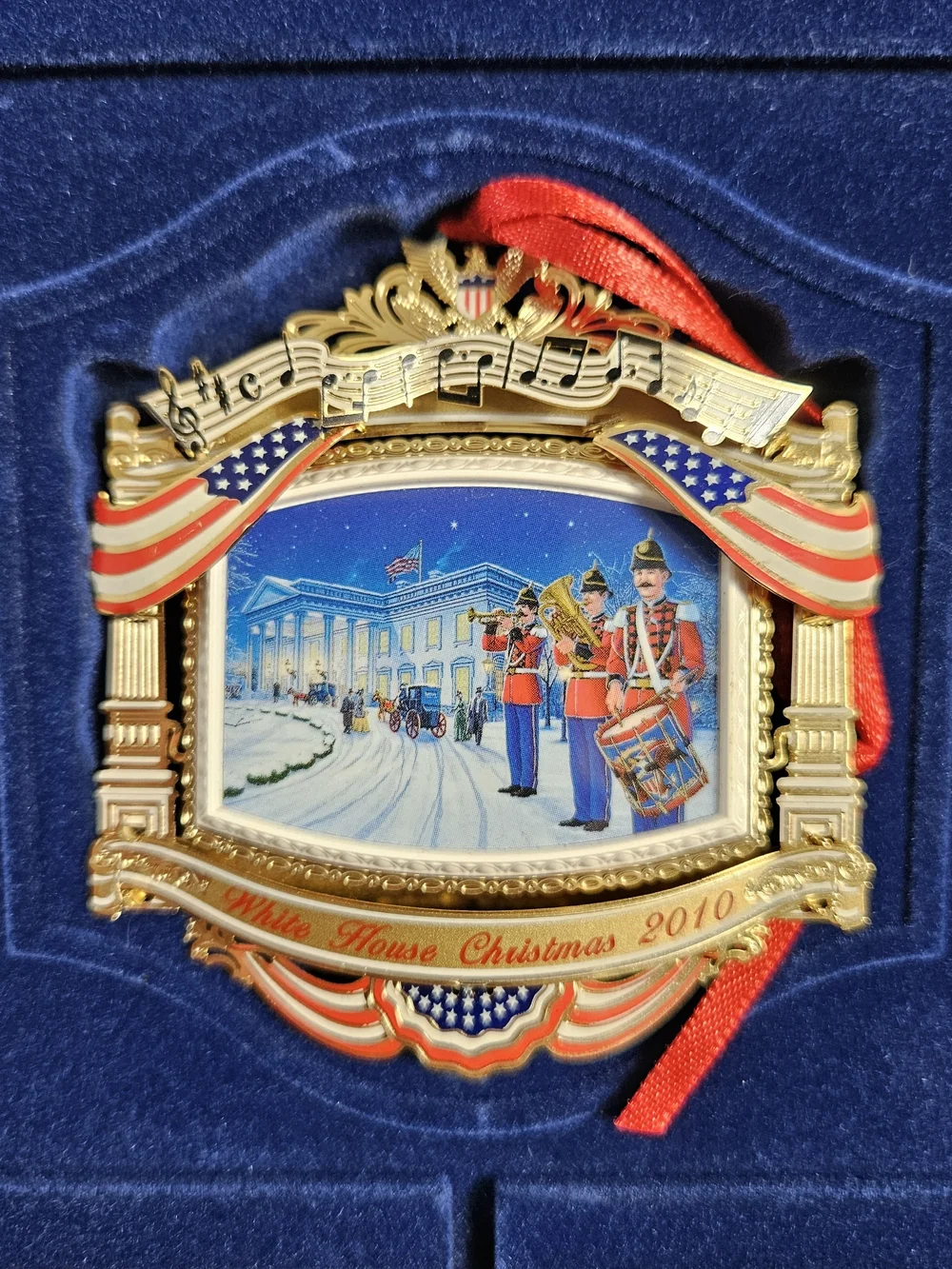 2010 White House Historical Association Christmas Ornament NIB